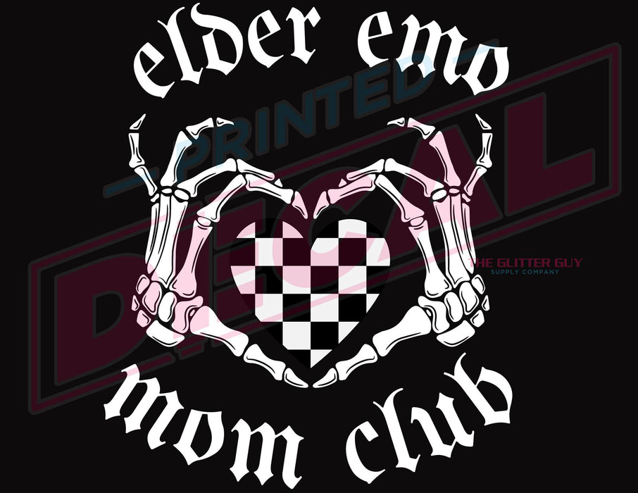 Printed Decal - Elder Emo Mom Club