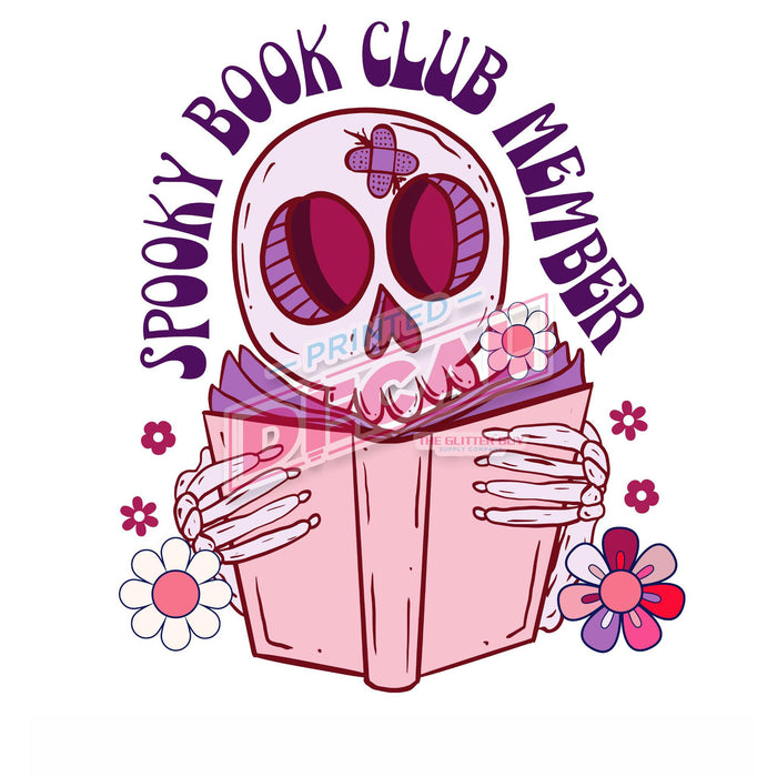Printed Decal - Spooky Book Club