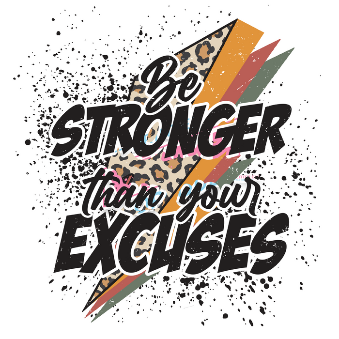 Printed Decal - Be Stronger