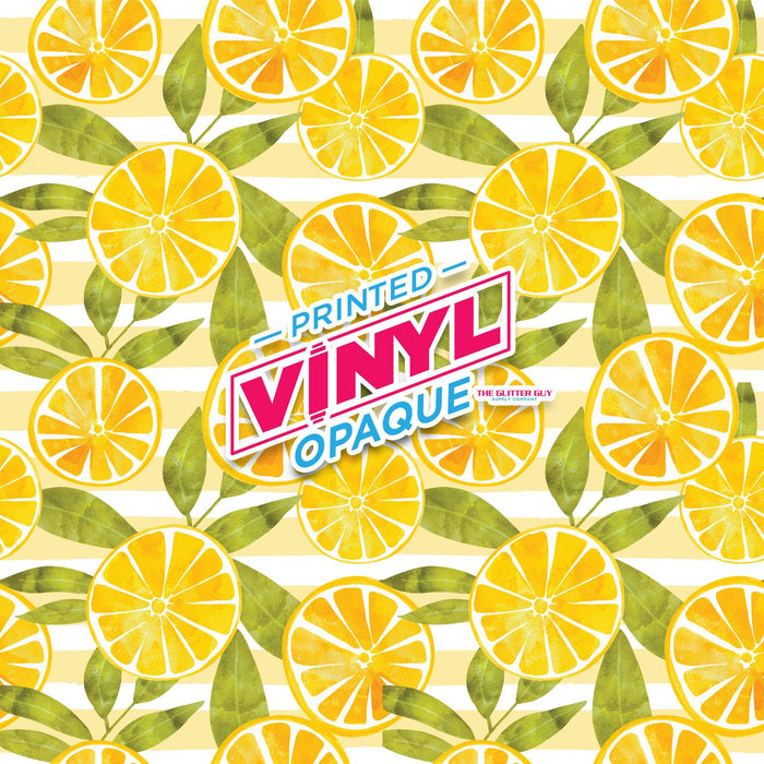 Printed Vinyl - Lovely Lemons