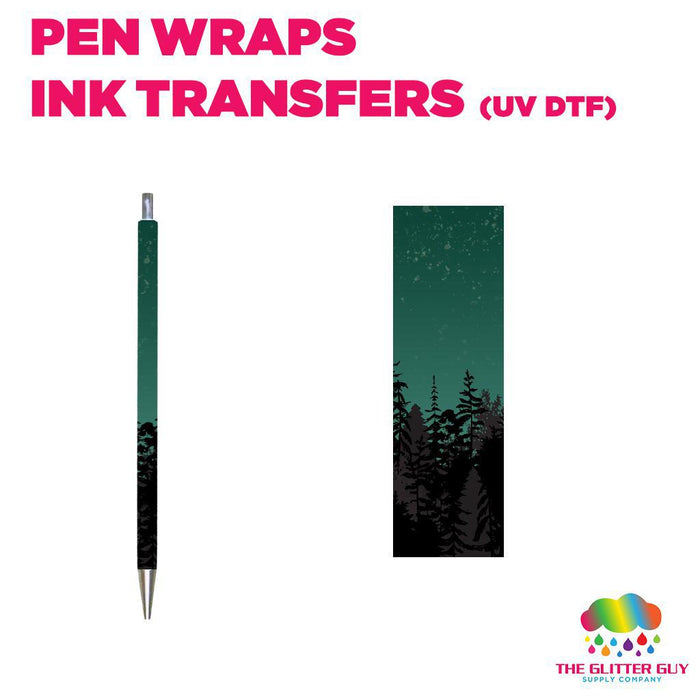 Wilderness |Pen Wrap -  Ink Transfers (UVDTF)