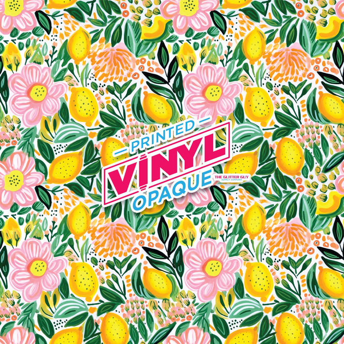 Printed Vinyl - Preppy Lemons
