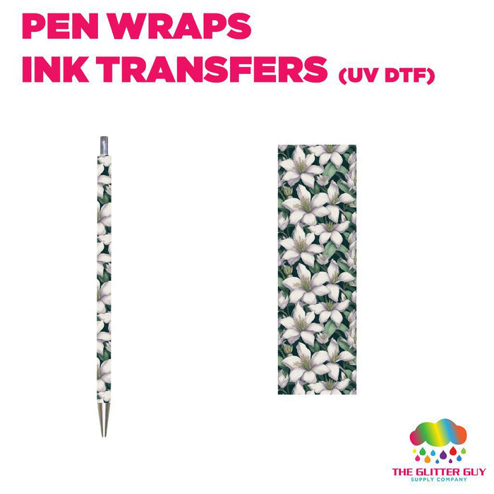 Daffodils Full |Pen Wrap -  Ink Transfers (UVDTF)