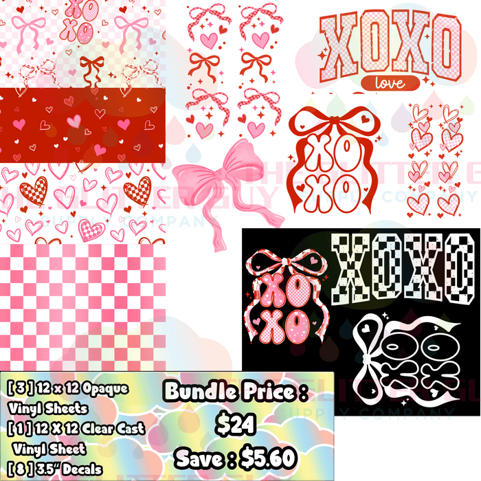 Hearts - Printed Vinyl Bundle