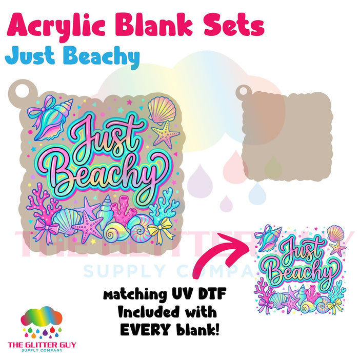 Acrylic Blank & Keychain Kit - Just Beachy