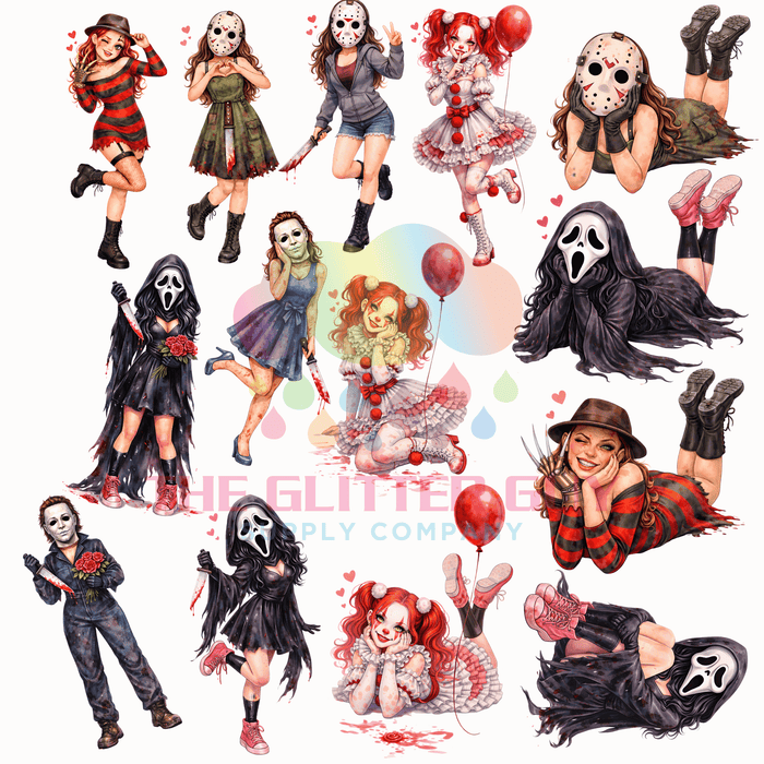 Killer Pinups - Premade Gang Sheet