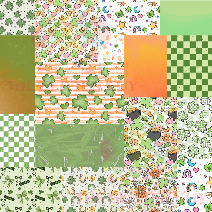 Printed Vinyl Patchwork - St Patrick