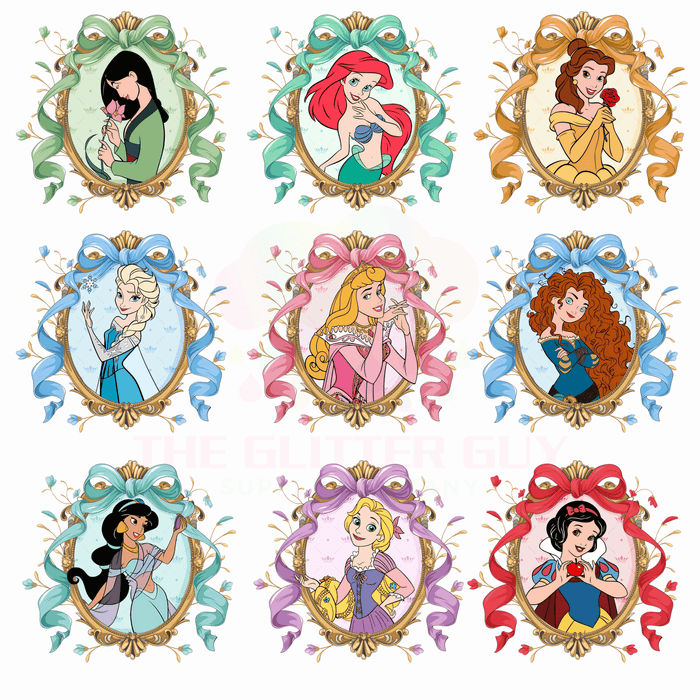 Princess Portraits - Premade Gang Sheet