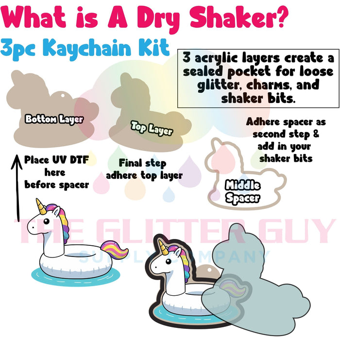 Acrylic Blank & Keychain Kit - Probably Late