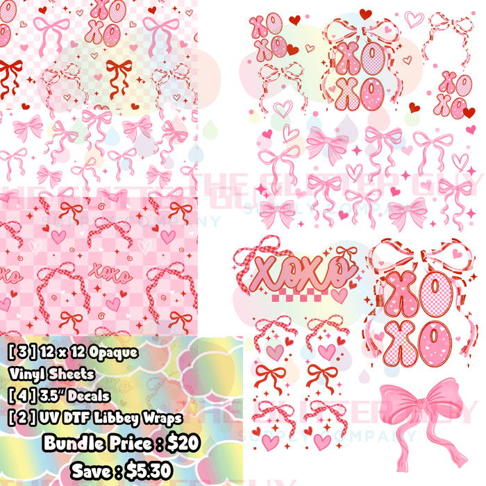 Xo Bows - Printed Vinyl Bundle