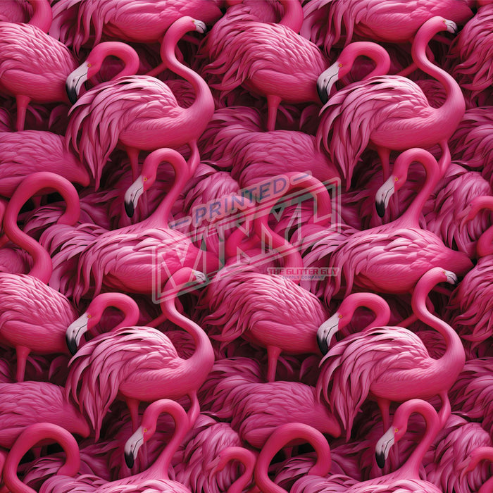 Printed Vinyl - Pink Flock