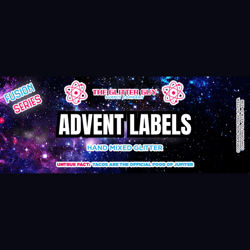 Advent Calendar Glitter Labels - Physical Copy | from The Glitter Guy