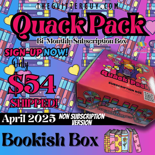 April '25 Quack Pack Box - "Bookish Themed Box" | Bundle from The Glitter Guy