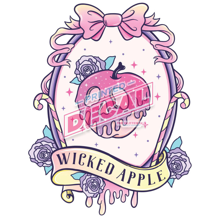 Printed Decal - Wicked Apple