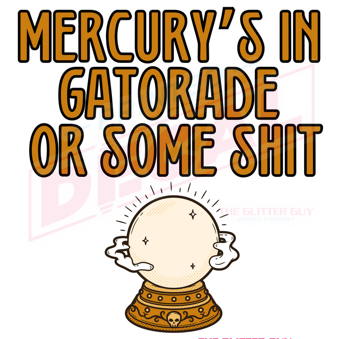 Printed Decal - Mercury's In Gatorade