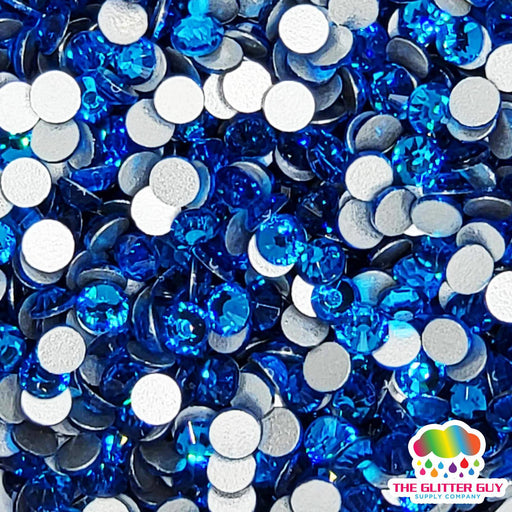 Capri Blue | Rhinestones from The Glitter Guy