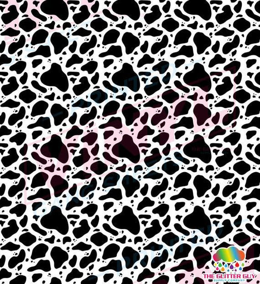 Classic Cow Print | 10" x 10" Ink Transfer Sheet | UVDTF from The Glitter Guy