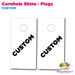Cornhole Skins - Flags | Printed Dept from The Glitter Guy