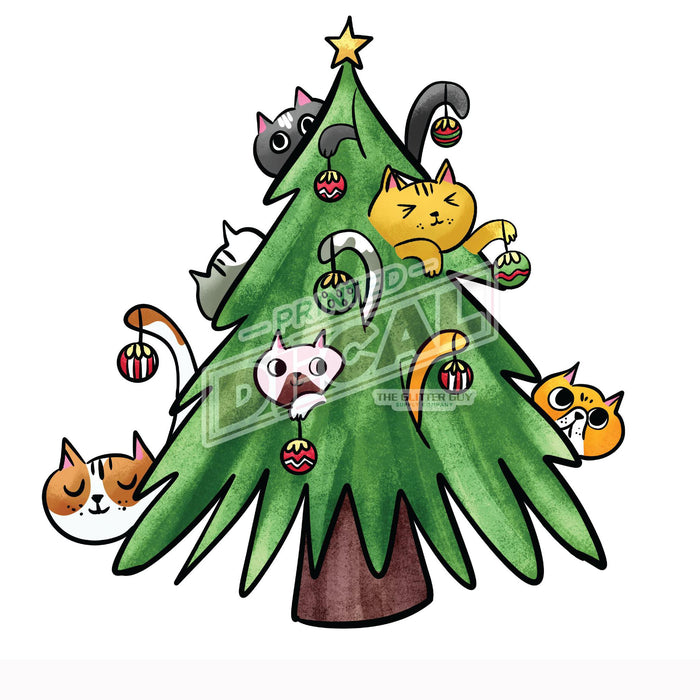 Printed Decal - Cat Tree