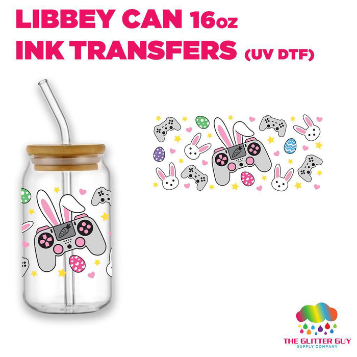 Libbey Can Wrap 16oz -  Ink Transfers | Bunny Gamer