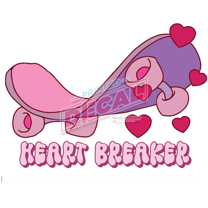 Printed Decal - Heart Breaker