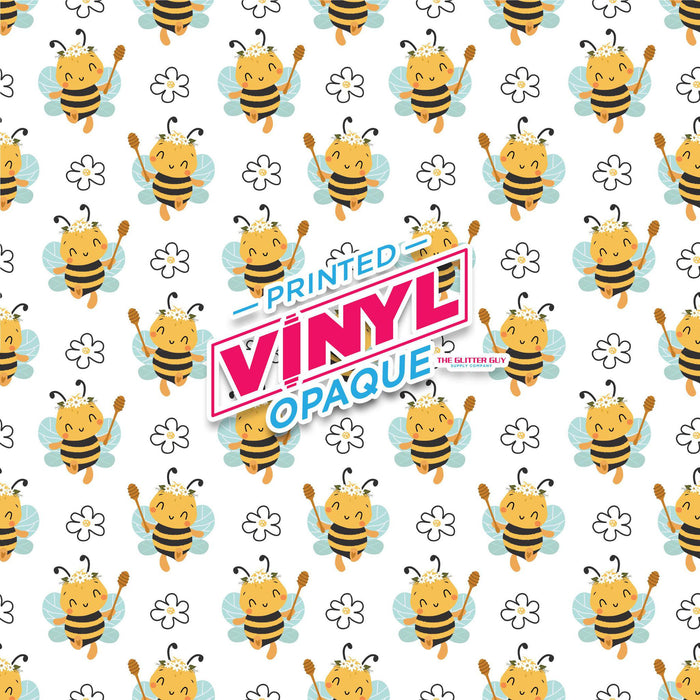 Printed Vinyl - Queen Honey Bee