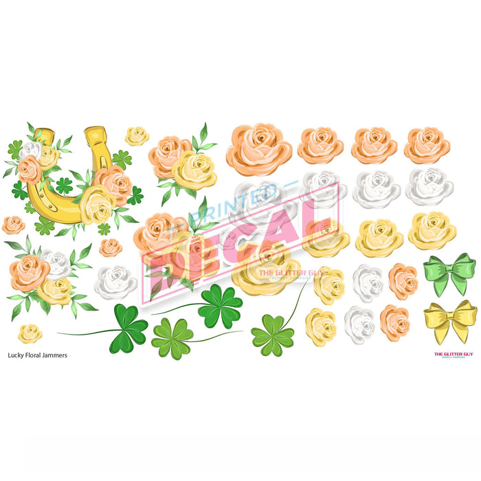Printed Decal Sheet - Lucky Floral Jammers
