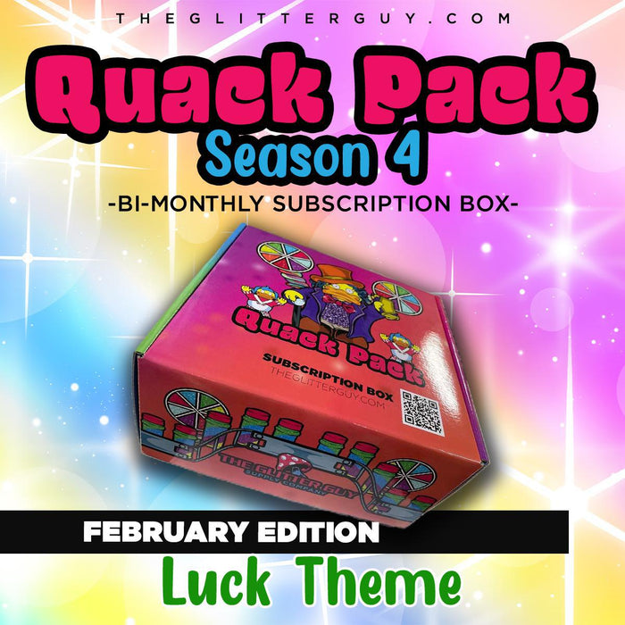 February '24 Quack Pack Box - "Luck Theme" NON SUBSCRIPTION | Bundle from The Glitter Guy