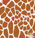 Giraffe Print | 10" x 10" Ink Transfer Sheet | Gang Sheet from The Glitter Guy