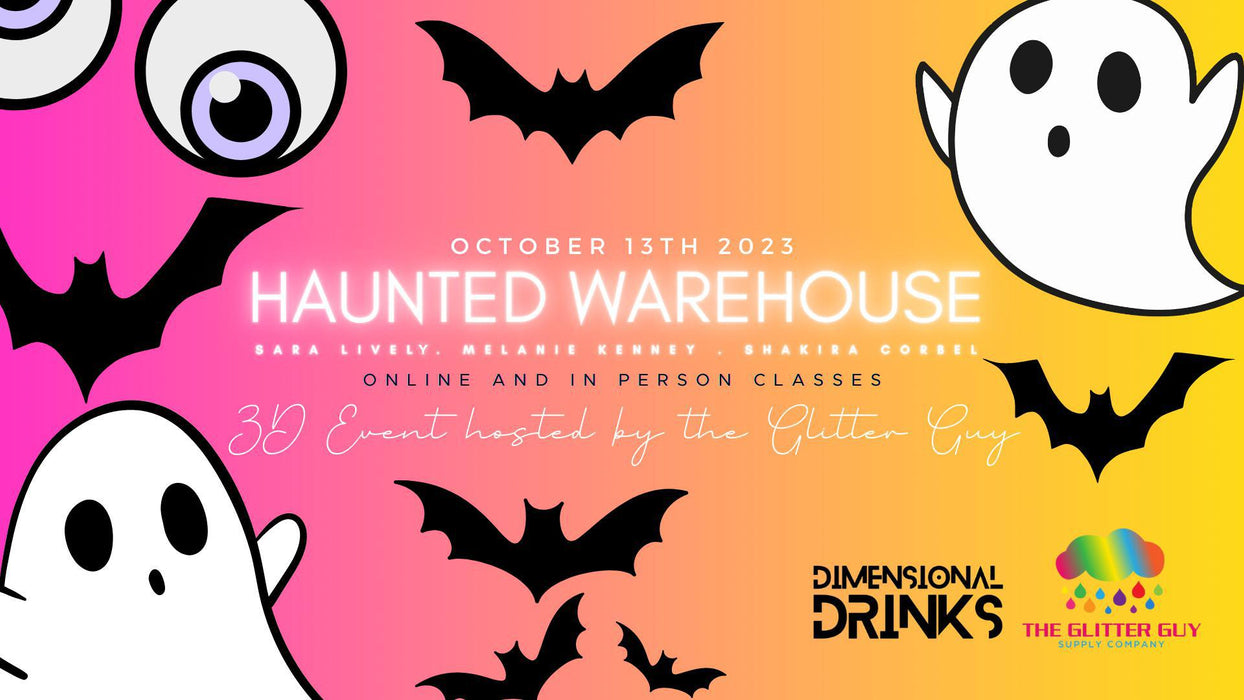 Haunted Warehouse Friday the 13th 3D Sculpting Class | Class from The Glitter Guy