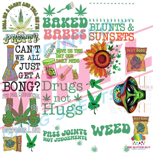 High Standards - Premade Gang Sheet | Gang Sheet from The Glitter Guy