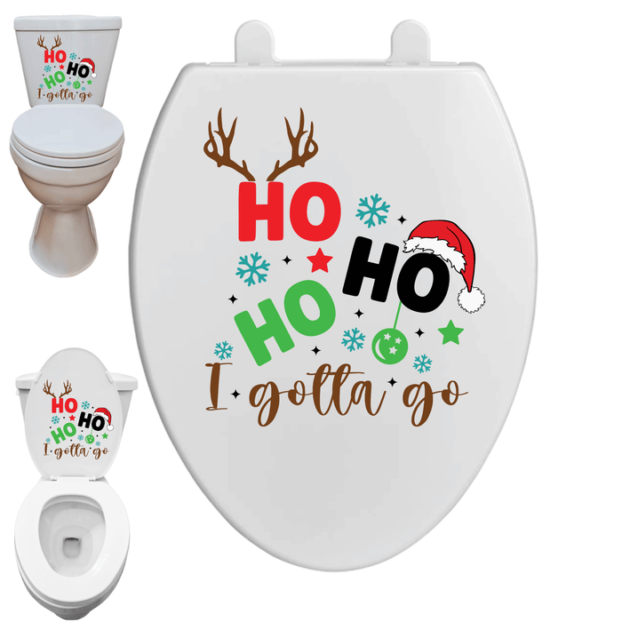 I Gotta Go Toilet Decal – Premium Ink Transfer Bathroom Sticker | from The Glitter Guy