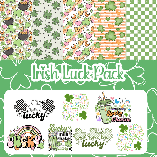 Irish Luck - Printed Vinyl Bundle | Printed Vinyl from The Glitter Guy