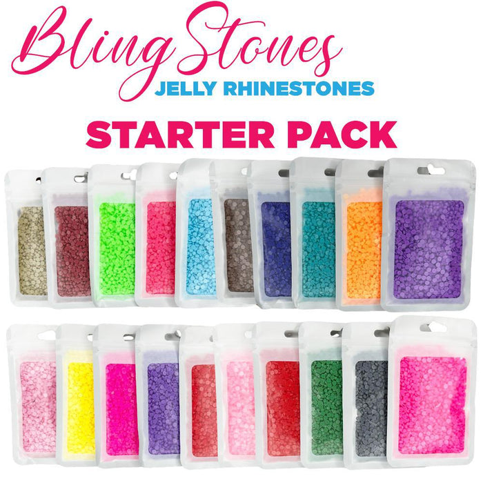 Jelly Rhinestone Starter Pack | Rhinestones from The Glitter Guy