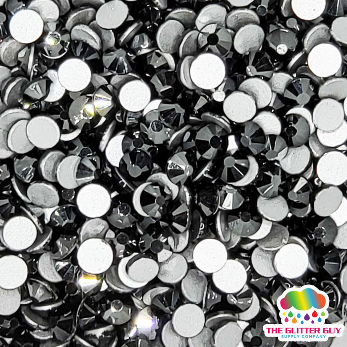 Jet Hematite | Rhinestones from The Glitter Guy