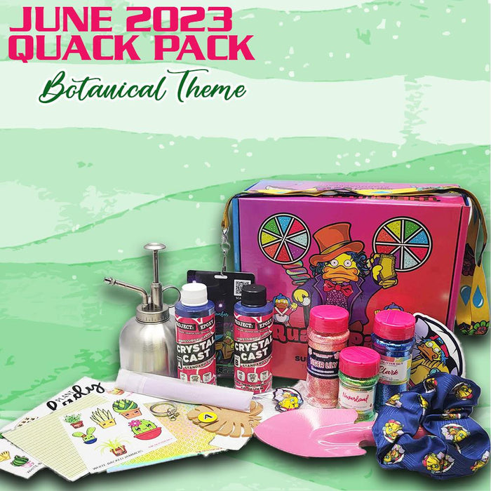 June '23 Quack Pack Box - "Botanical Theme" NON SUBSCRIPTION | Quack Pack from The Glitter Guy