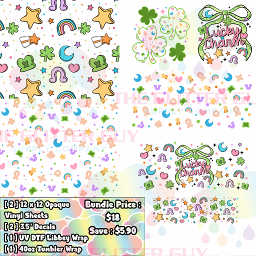 Just My Luck - Printed Vinyl Bundle | Printed Vinyl from The Glitter Guy