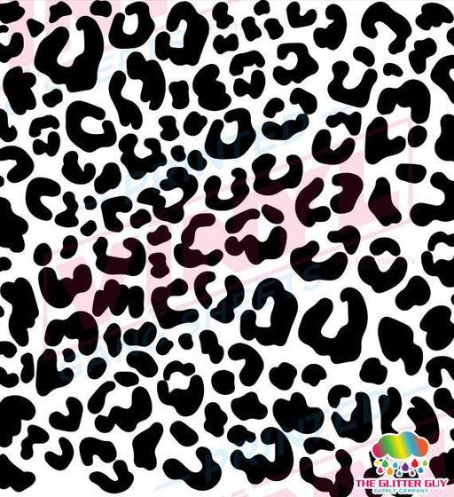 Leopard Print BW | 10" x 10" Ink Transfer Sheet | UVDTF from The Glitter Guy