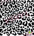 Leopard Print BW | 10" x 10" Ink Transfer Sheet | UVDTF from The Glitter Guy