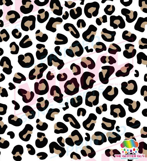 Leopard Print Tan | 10" x 10" Ink Transfer Sheet | UVDTF from The Glitter Guy