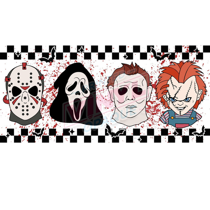 Libbey Can Wrap 16oz - Ink Transfers |Bad Boys | from The Glitter Guy