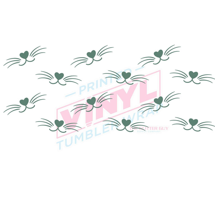 Libbey Can Wrap 16oz - Ink Transfers | Cat Whiskers | from The Glitter Guy