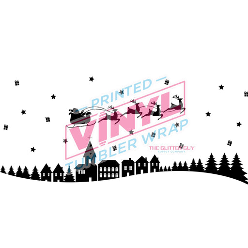 Libbey Can Wrap 16oz - Ink Transfers | Christmas Eve | from The Glitter Guy