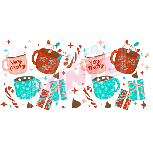 Libbey Can Wrap 16oz - Ink Transfers | Christmas Mugs | from The Glitter Guy