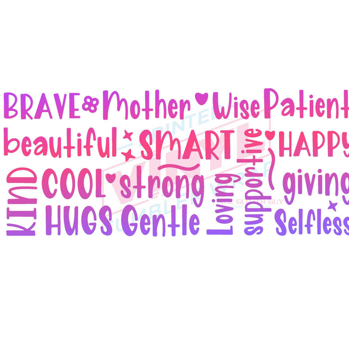 Libbey Can Wrap 16oz - Ink Transfers |Describe Mom | from The Glitter Guy