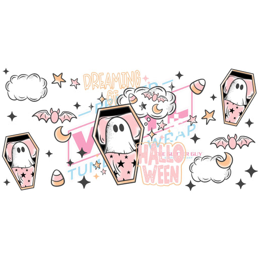 Libbey Can Wrap 16oz - Ink Transfers | Dreaming Of Halloween | from The Glitter Guy