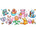 Libbey Can Wrap 16oz - Ink Transfers | Easter Pocket Monsters | from The Glitter Guy