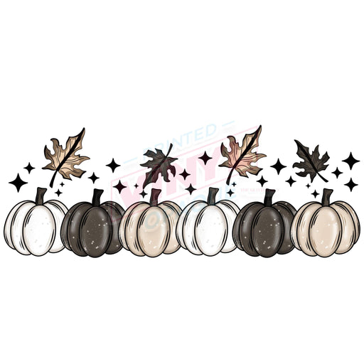 Libbey Can Wrap 16oz - Ink Transfers |Fall Day Pumpkins | from The Glitter Guy