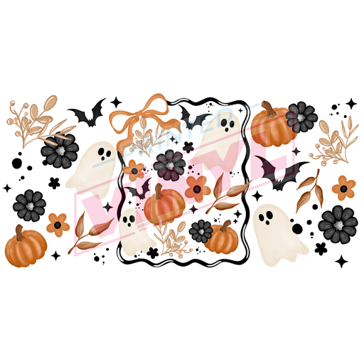 Libbey Can Wrap 16oz - Ink Transfers | Fall Frame | from The Glitter Guy