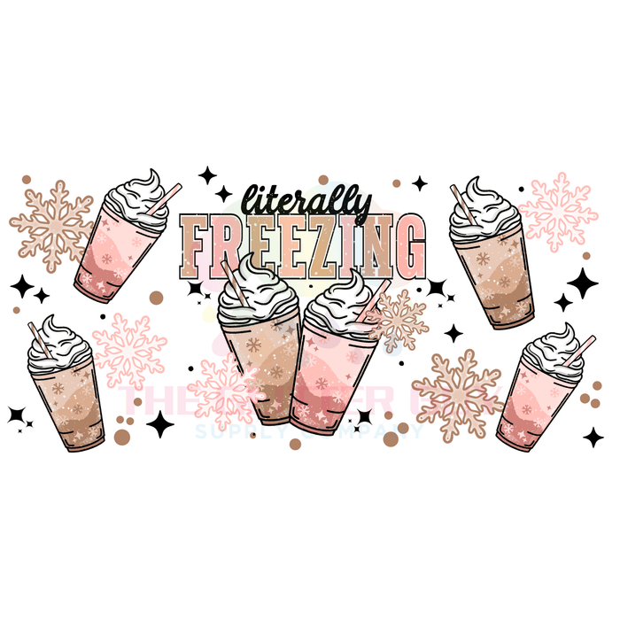 Libbey Can Wrap 16oz - Ink Transfers | Freezing Coffee | from The Glitter Guy